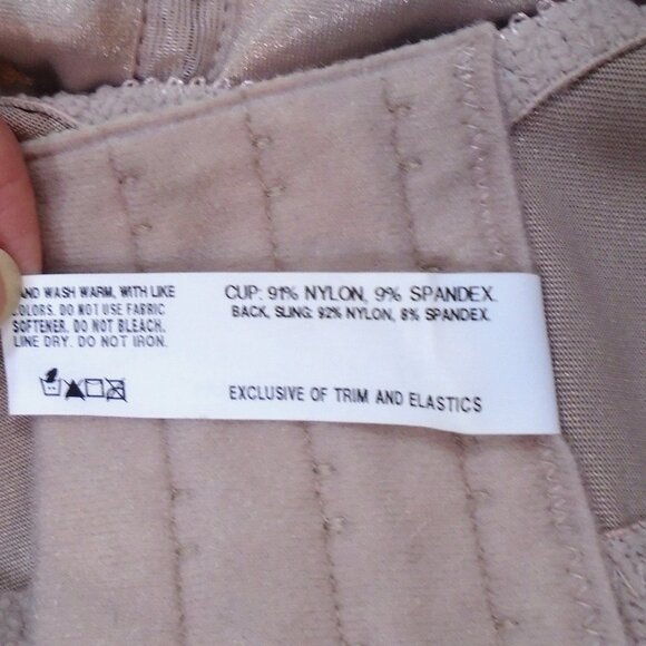 Bali 36D Blush 3820 Double Support Cool Comfort Wirefree Wireless Bra NEW - Picture 4 of 6